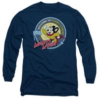 Welcome to Planet Cheese Mighty Mouse Flag Long Sleeve Shirt