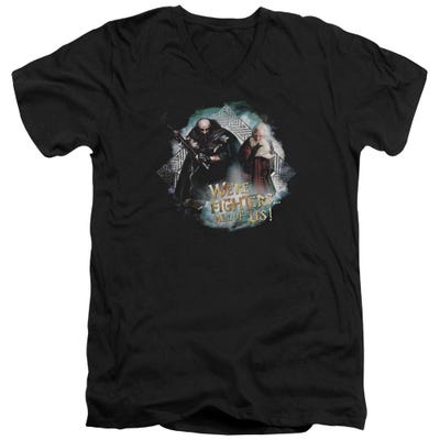 We'Re Fighters The Hobbit V-Neck T-Shirt