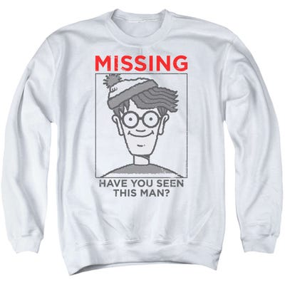 Where's Waldo Missing Sweatshirt
