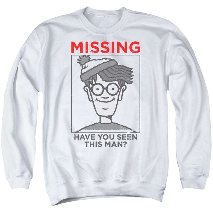 Where's Waldo Missing Sweatshirt