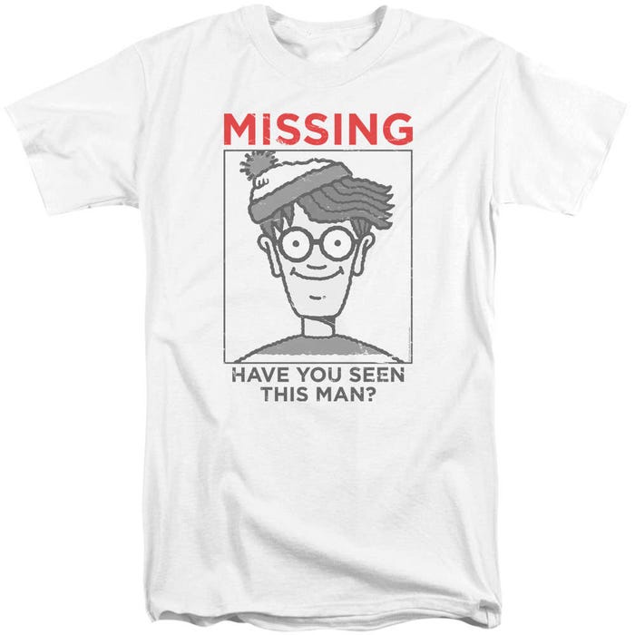 Where's Waldo Missing Tall T-Shirt