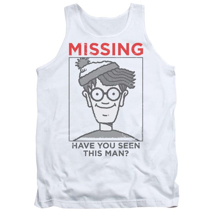 Where's Waldo Missing Tank Top