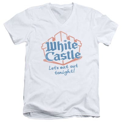 White Castle Lets Eat V-Neck T-Shirt