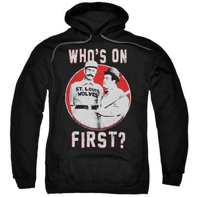 Who's On First? Abbott & Costello Hoodie
