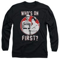 Who's On First? Abbott & Costello Long Sleeve Shirt