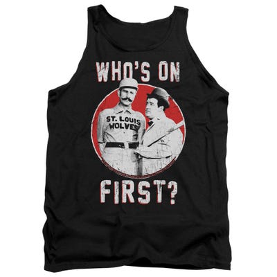 Who's On First? Abbott & Costello Tank Top