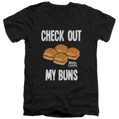 White Castle/my Buns V-Neck T-Shirt