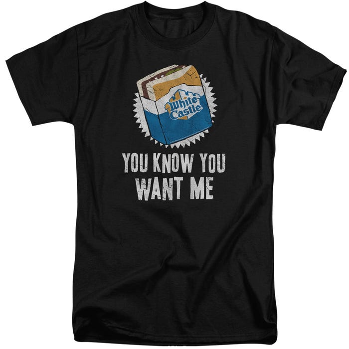 White Castle You Know You Want Me Tall T-Shirt