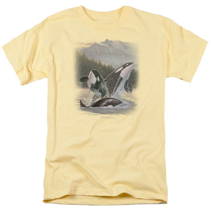 Wild Wings Breaching Orcas T-Shirt