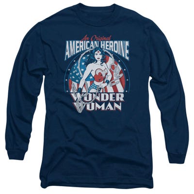Wonder Woman American Heroine Long Sleeve Shirt