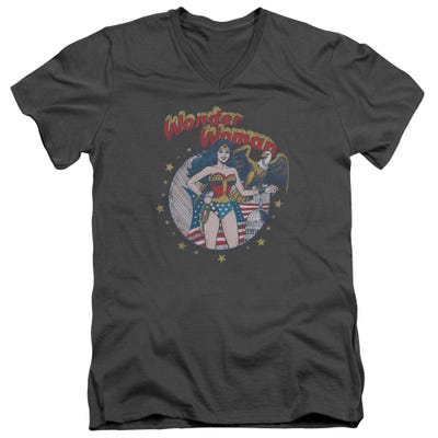 Wonder Woman At Your Service V-Neck T-Shirt