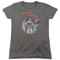 Wonder Woman At Your Service Womens T-Shirt