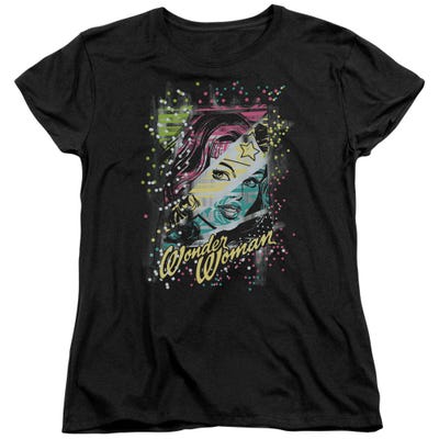 Wonder Woman Color Block Womens T-Shirt