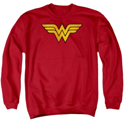 Wonder Woman Distressed Logo Sweatshirt