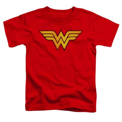 Wonder Woman Distressed Logo Toddler T-Shirt