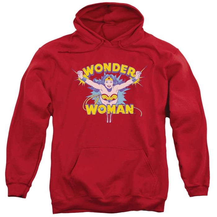 Wonder Woman Flying Through Hoodie