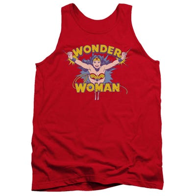 Wonder Woman Flying Through Tank Top