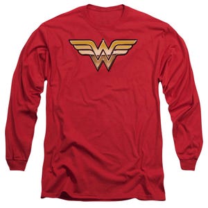 Wonder Woman Golden  Long Sleeve Shirt