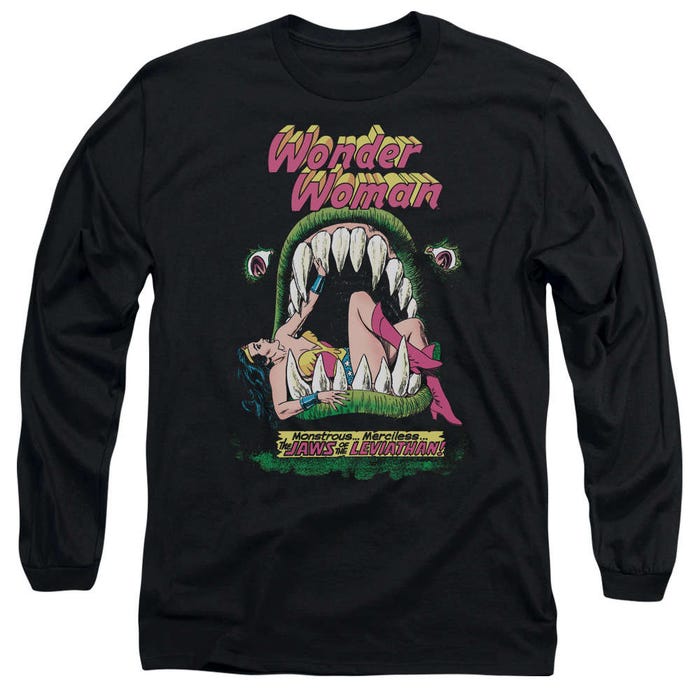 Wonder Woman Jaws Long Sleeve Shirt