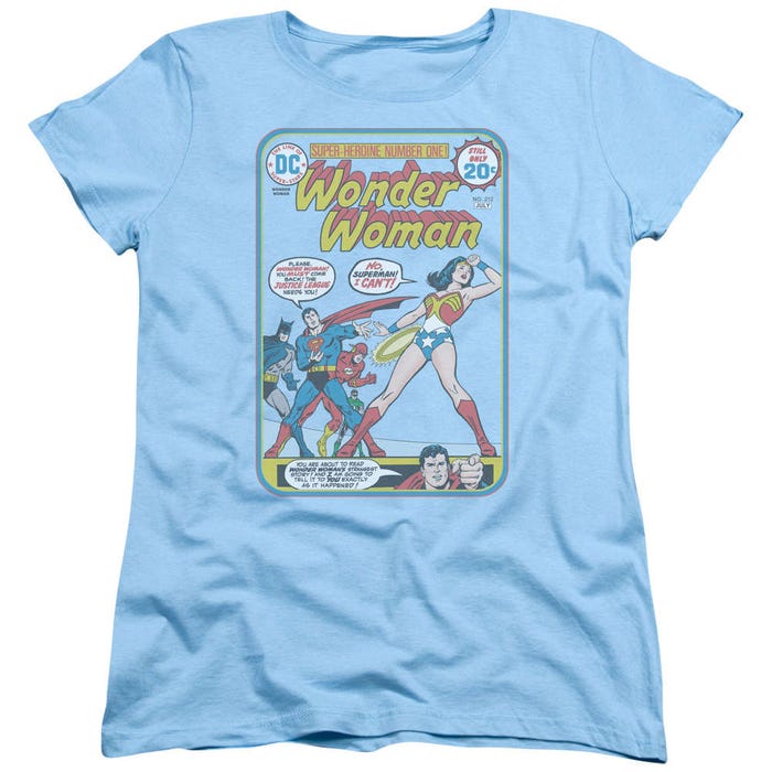 Wonder Woman Justice League Womens T-Shirt