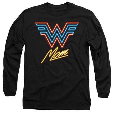 Wonder Woman Mom Neon Long Sleeve Shirt