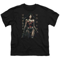 Wonder Woman Movie Armed And Dangerous Kids T-Shirt
