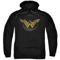 Wonder Woman Movie Distressed Logo Hoodie