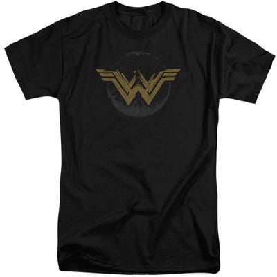 Wonder Woman Movie Distressed Logo Tall T-Shirt