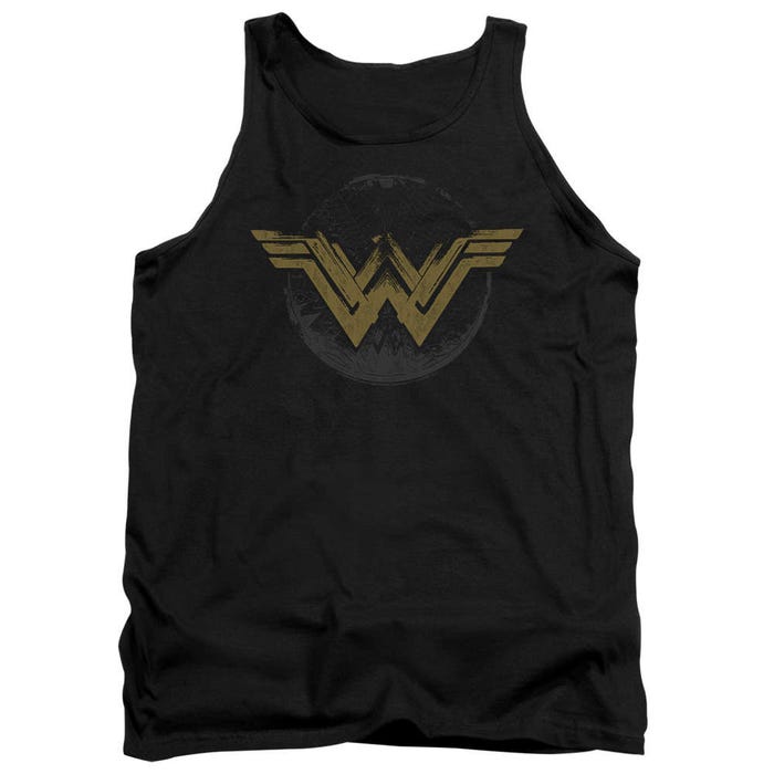 Wonder Woman Movie Distressed Logo Tank Top