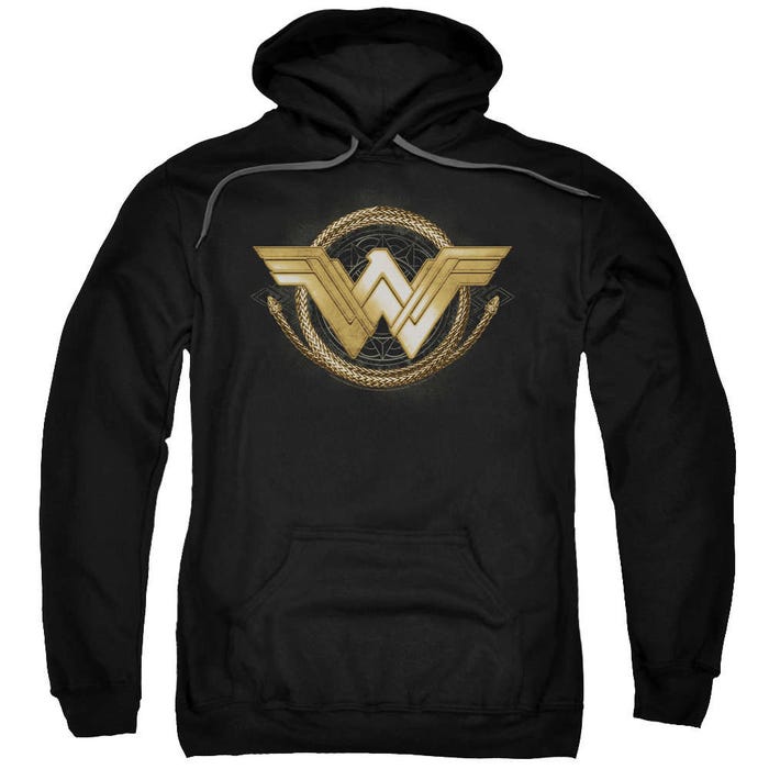 Wonder Woman Movie Lasso Logo Hoodie