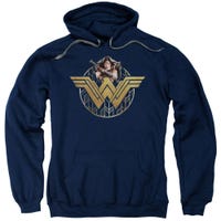 Wonder Woman Movie Power Stance And Emblem Hoodie
