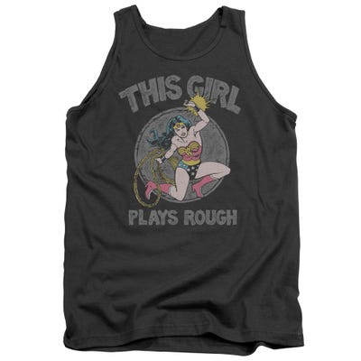 Wonder Woman Plays Rough Tank Top