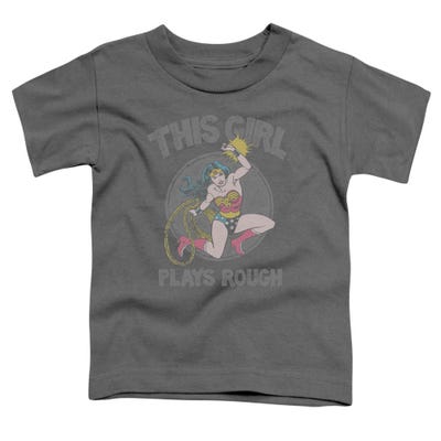 Wonder Woman Plays Rough Toddler T-Shirt