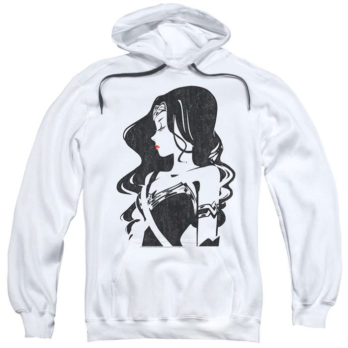 Wonder Woman Profile Justice League Movie Hoodie