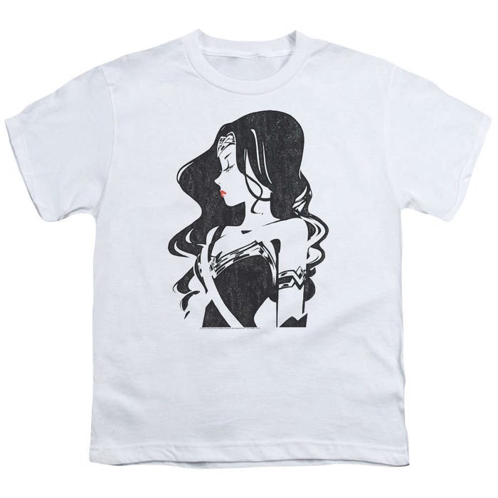 Wonder Woman Profile Justice League Movie Kids T-Shirt