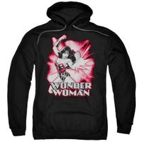 Wonder Woman Red And Gray Hoodie