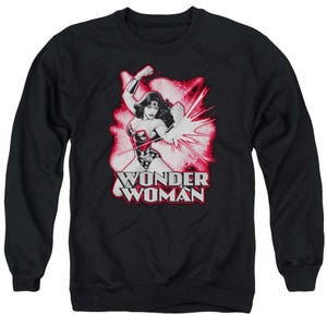 Wonder Woman Red And Gray Sweatshirt