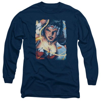 Wonder Woman Scowl Long Sleeve Shirt
