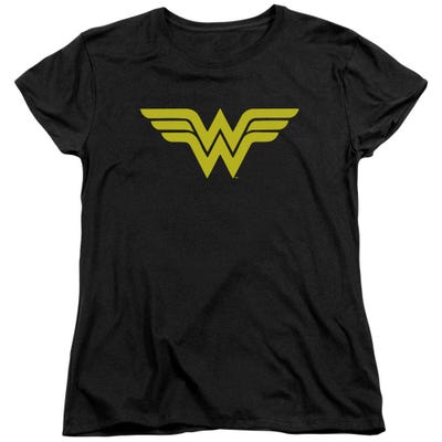 Wonder Woman Simple Logo Womens T-Shirt