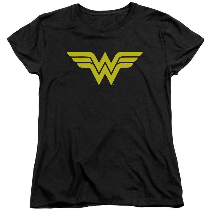 Wonder Woman Simple Logo Womens T-Shirt