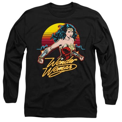 Wonder Woman Skyline Long Sleeve Shirt