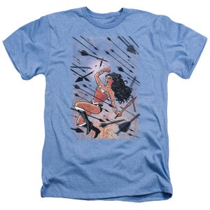 Wonder Woman Spears  Heather T-Shirt