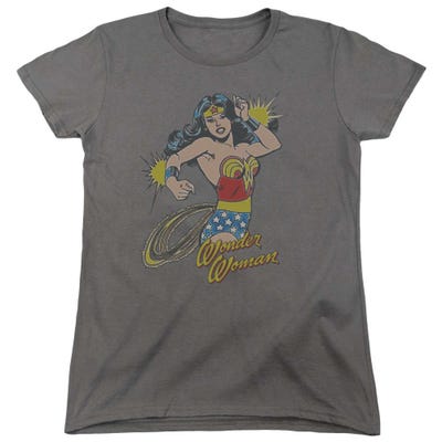 Wonder Woman Spinning Womens T-Shirt