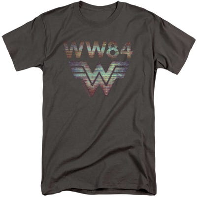 Wonder Woman Static TV Lines Tall T-Shirt