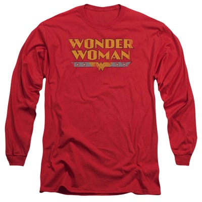 Wonder Woman Vintage Logo Long Sleeve Shirt