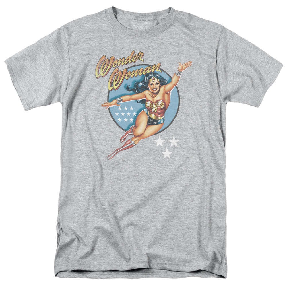 Wonder Woman FLYING THROUGH Licensed Women's T-Shirt All Sizes 