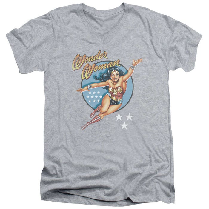 Wonder Woman Vintage V-Neck T-Shirt