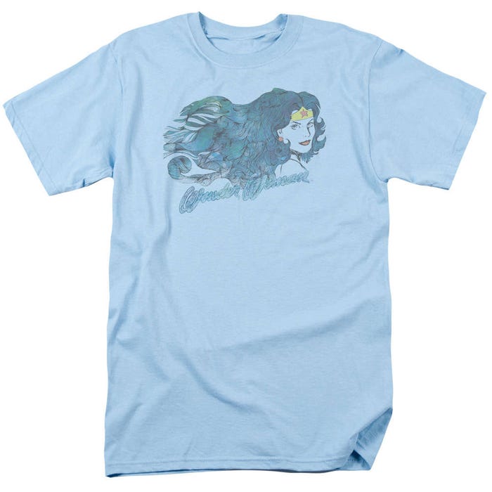 Wonder Woman Watercolor Hair T-Shirt