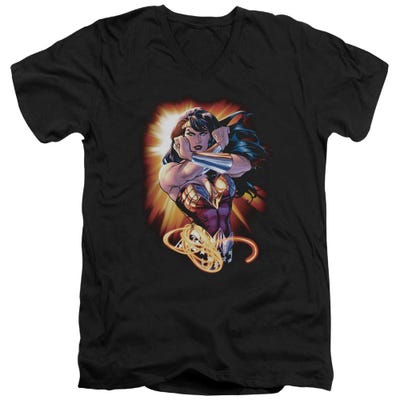 Wonder Woman Wonder Rays V-Neck T-Shirt