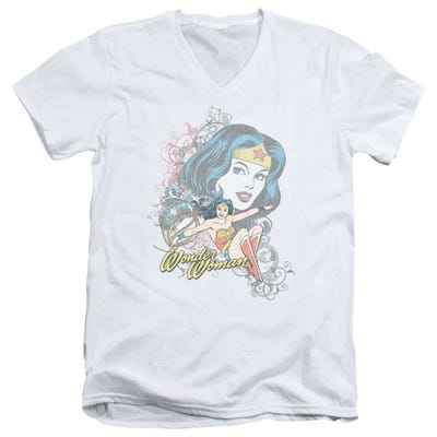 Wonder Woman Wonder Scroll V-Neck T-Shirt